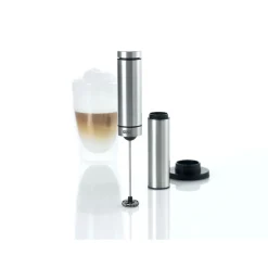 Adhocelektr. Milchaufschäumer schwarz Rapido Edelstahl/ Kunststoff