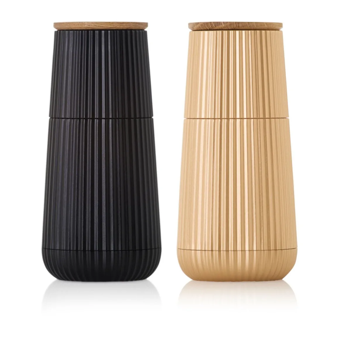 AdhocPfeffer- und Salzmühlen-Set 2-tlg. Scape black & gold