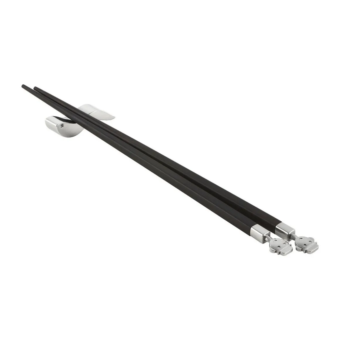 AlessiEssstäbchen Alessandro Stick 3-tlg. Ebenholz