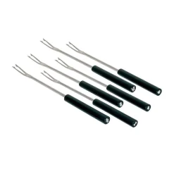 AlessiFonduegabeln 6er-Set Mami schwarz