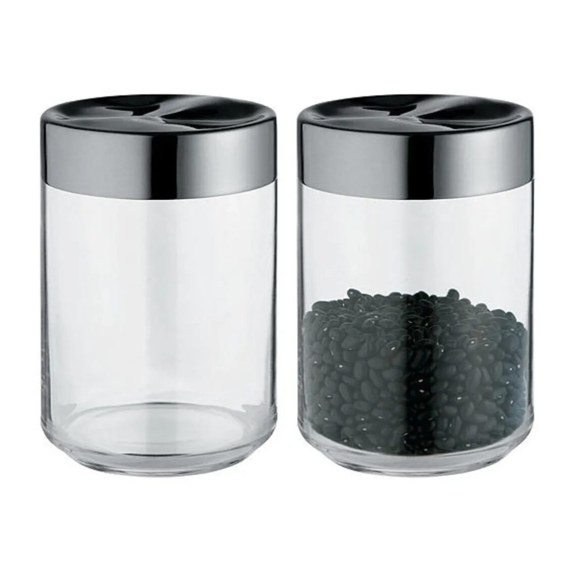 AlessiKüchendose m. Deckel Glas Julieta 100 cl