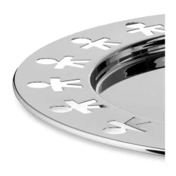 AlessiPlatte rund silber 40 cm Girotondo