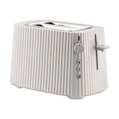 AlessiToaster 850 W Plissé weiss