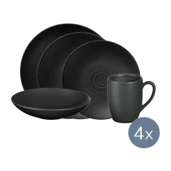ASAGeschirr-Set 20-tlg. Bella Vista Schwarz