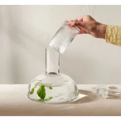 ASAKaraffe mit Trinkglas 1,3 l Juna clear