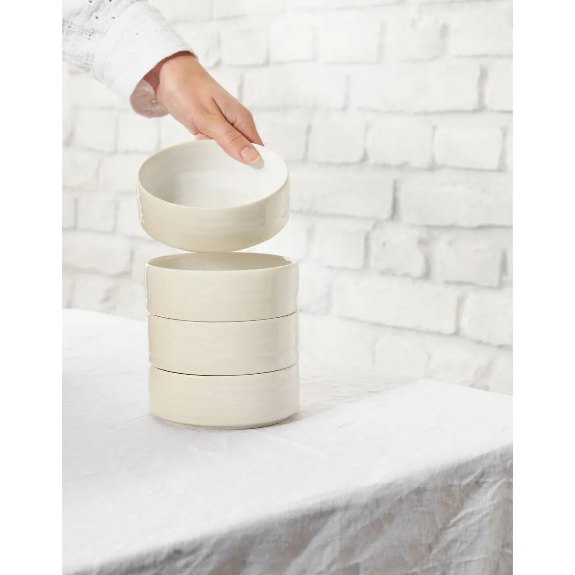 ASASchale 12 cm Re:glaze Sparkling White