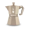 BialettiEspressokocher 3 Tassen Moka Express Exclusive Induction Cremé