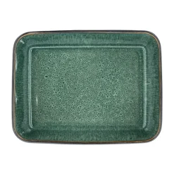 BitzAuflaufform 28x21x8 cm schwarz/grün