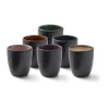 BitzEspressobecher 6er-Set schwarz