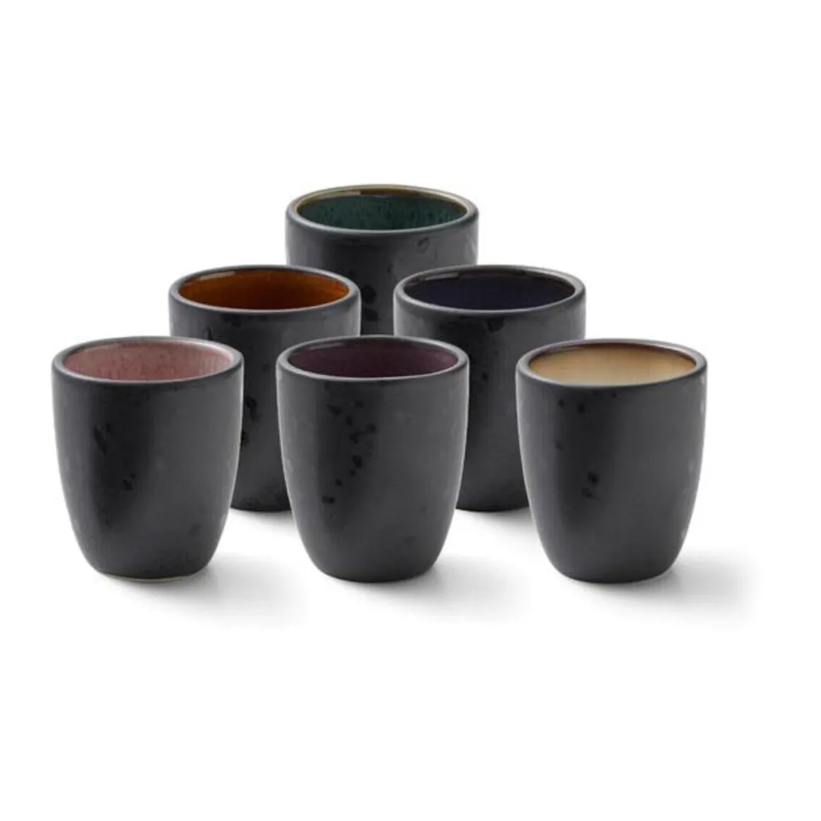 BitzEspressobecher 6er-Set schwarz