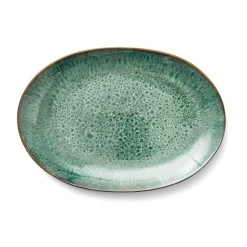BitzPlatte oval 36x25cm grün