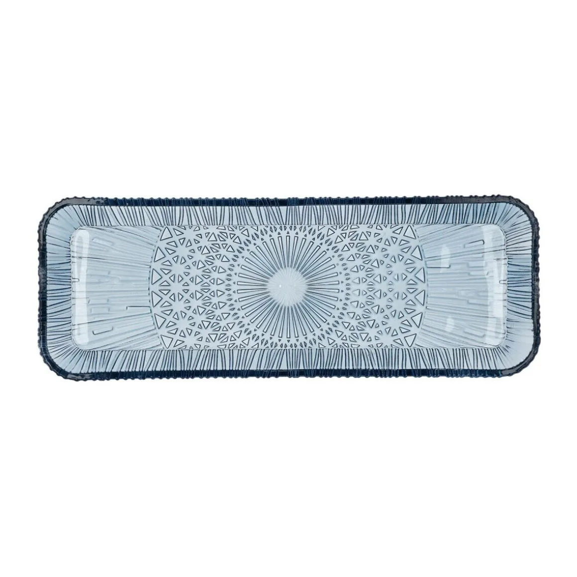 BitzServierplatte 38x14 cm Kusintha blau