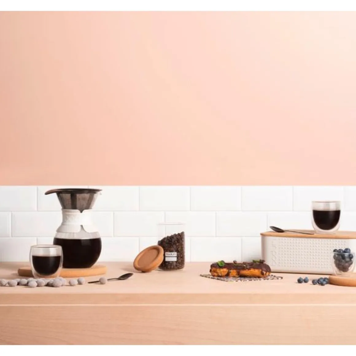 BodumKaffeeglas 2er-Set Pavina klar