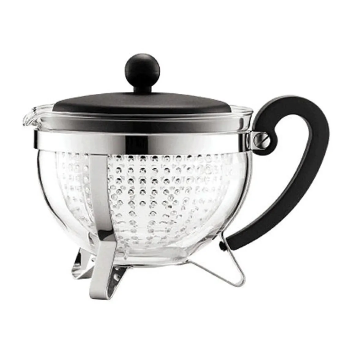 BodumTeekanne mit transparentem Filter 1,0 l Chambord