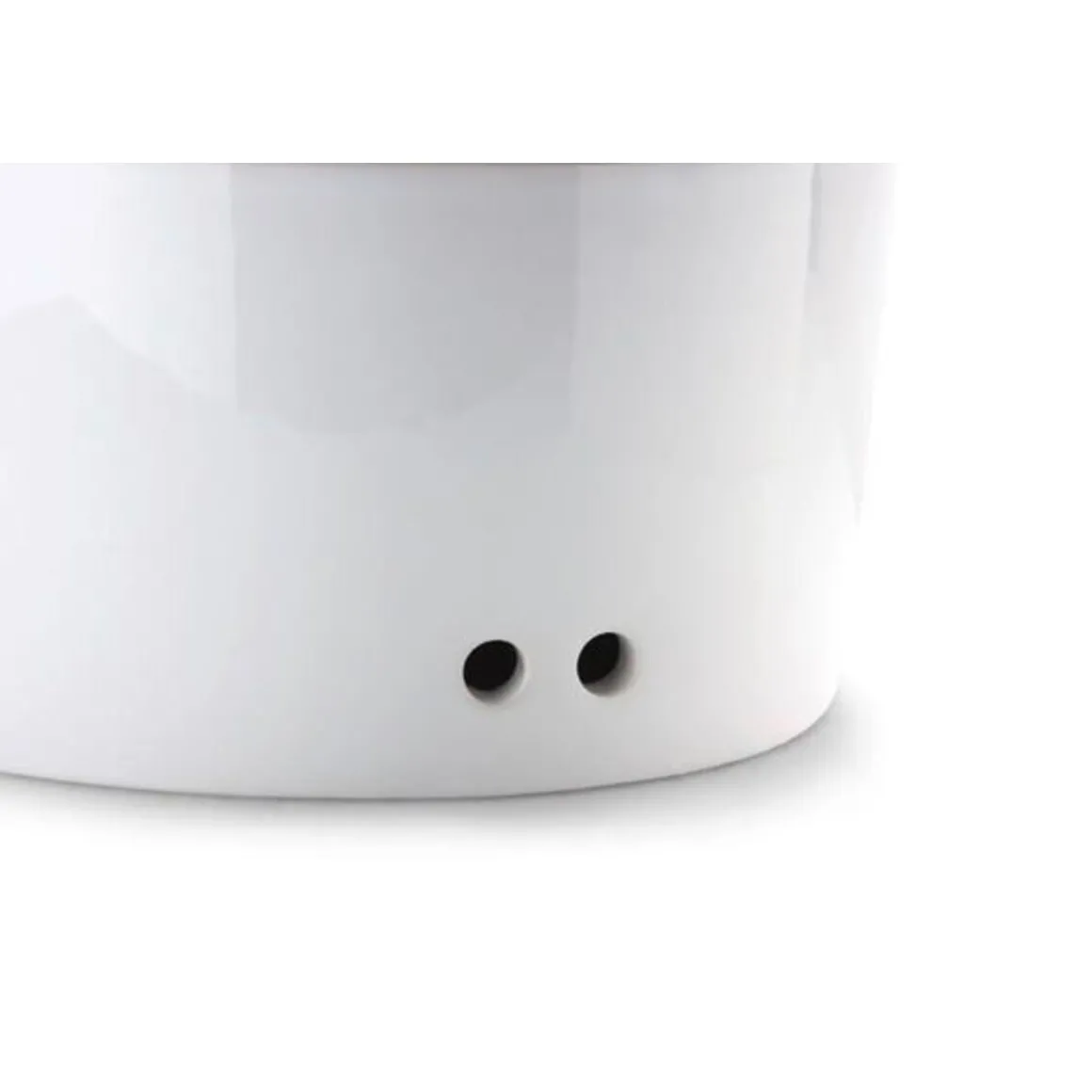 ContinentaBrottopf mit Holzdeckel 30x23x13 cm weiß