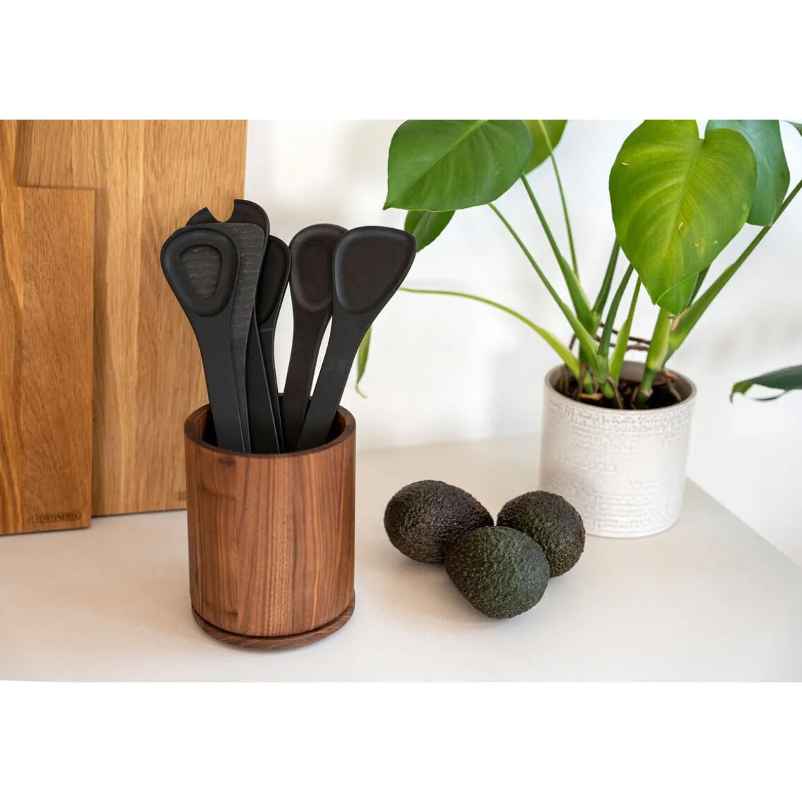 ContinentaKochlöffel mit Ecke 31,5 cm Duracore schwarz