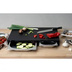 ContinentaMultifunktionsbrett 49x33x5 cm Duracore schwarz