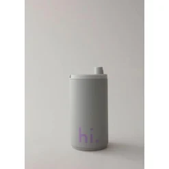 Design LettersReisebecher hi. 0,35 l grau