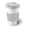 DibbernCoffee-to-go Becher 0,35 l Fine Bone China Konisch-Zylindrisch Lichtgrau