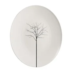 DibbernPlatte oval 39 cm Fine Bone China Pure Black Forest