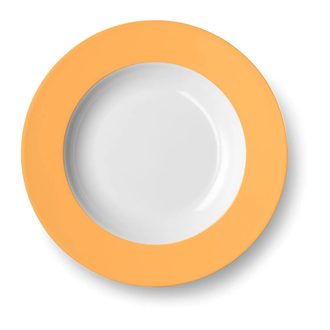 DibbernSuppenteller 23 cm Solid Color Mandarine
