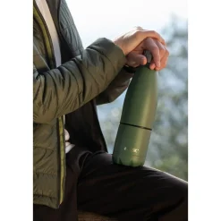 FLSKIsolierflasche mit Becher 0,7 l ridge green