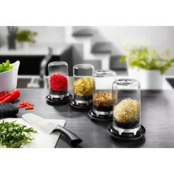 GefuSprossenglas Bivita 18 cm schwarz