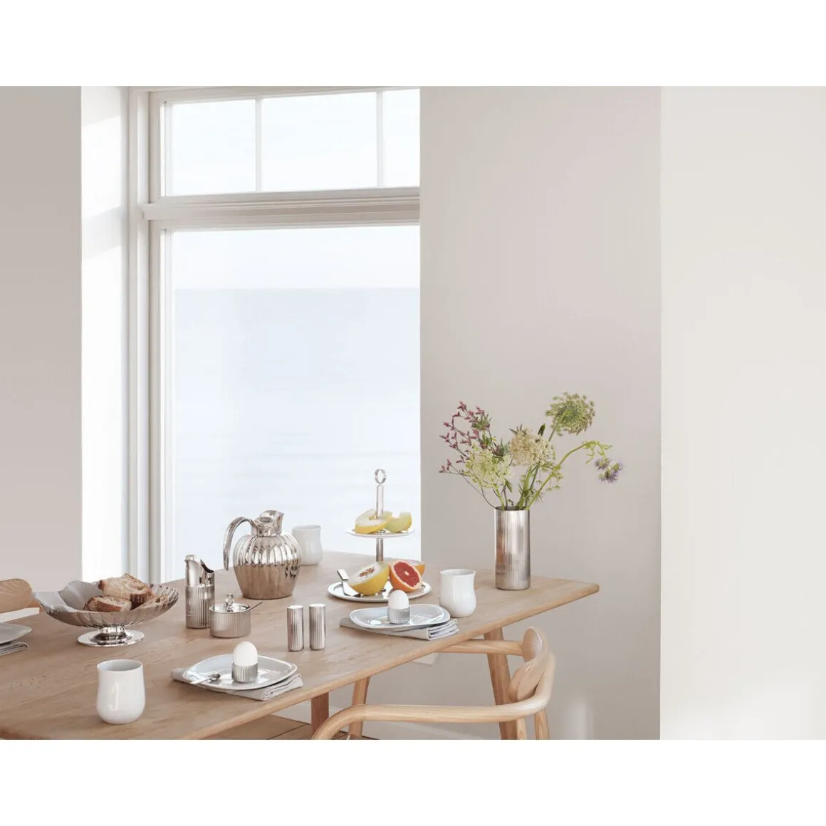 Georg JensenZuckerdose mit Löffel 5 cm Bernadotte edelstahl