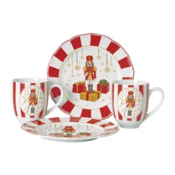 HutschenreutherGeschirr-Set 4-tlg. Christmas Love Red