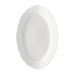 HutschenreutherPlatte 35cm oval Maria Theresia Weiss