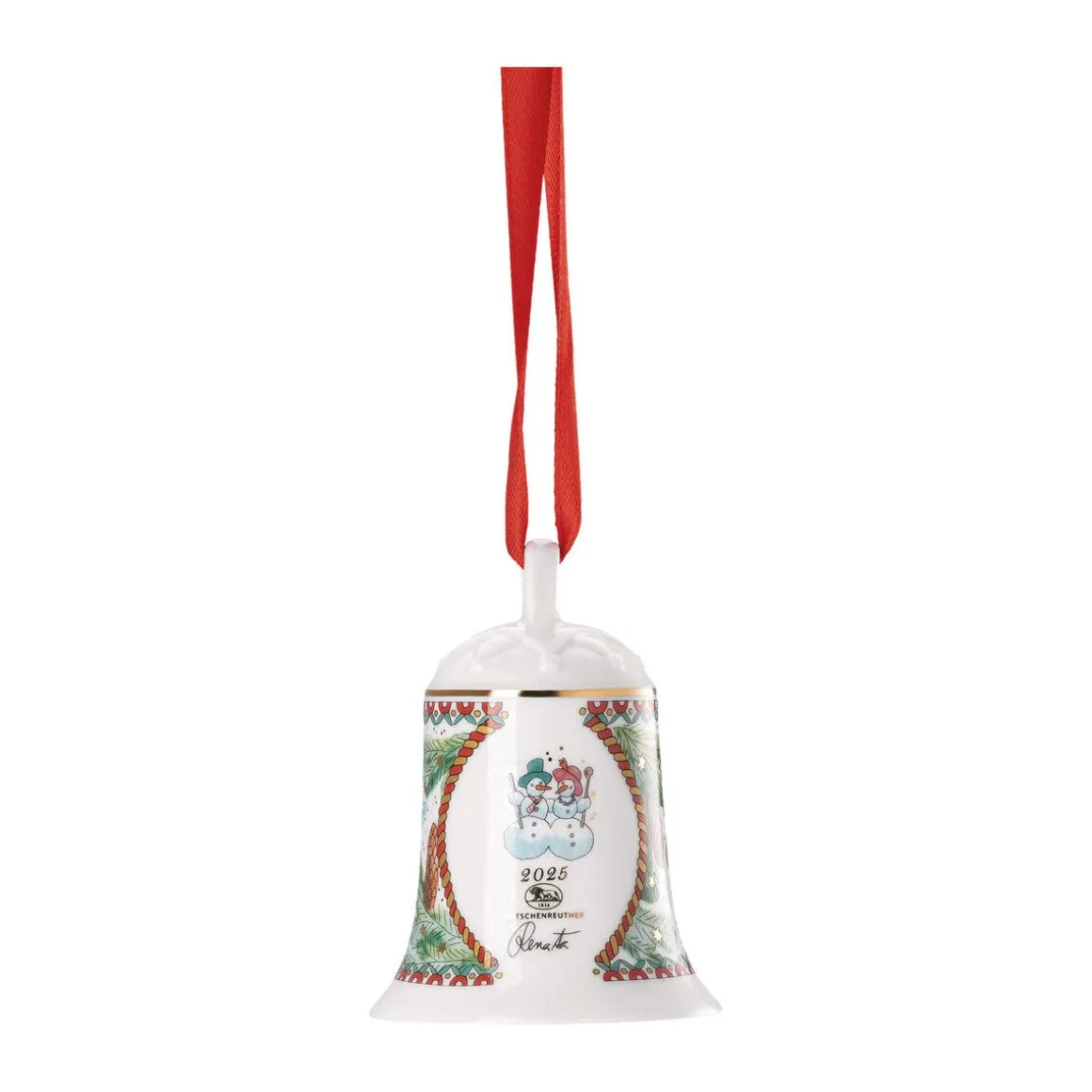 HutschenreutherPorzellanglocke 8 cm Sammeledeition Weihnachten Weihnachtsglocke 2025