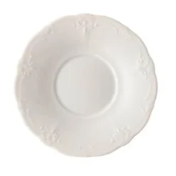HutschenreutherTee-Untertasse 15 cm Baronesse Weiss