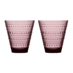 IittalaGlas 2er-Set Kastehelmi violett