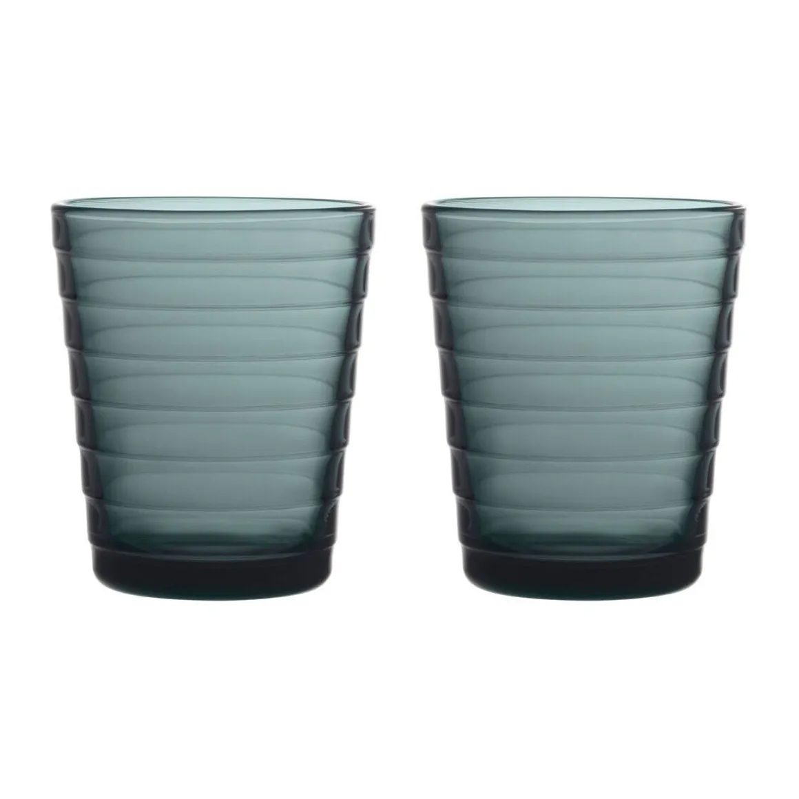 IittalaTrinkglas 2er-Set 0,22 l Aino Aalto Dark Grey
