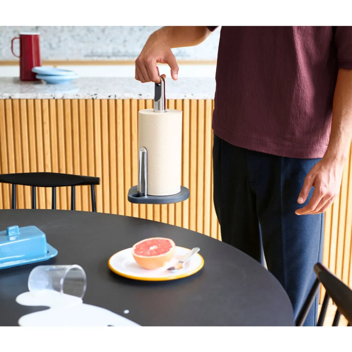 Joseph JosephKüchenrollenständer Hold 33 cm grau