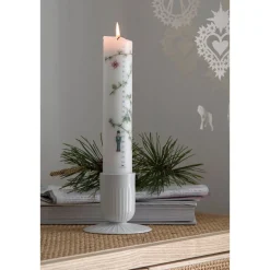 KählerBlockkerzenhalter 9 cm Hammershøi weiß