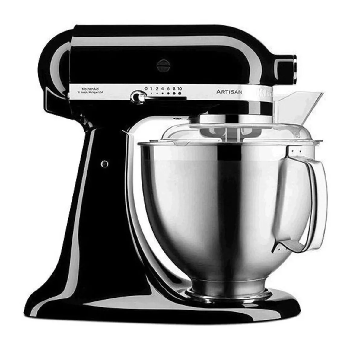 KitchenAidKüchenmaschine 4,8 l 300 W Artisan Premium Onyx Schwarz
