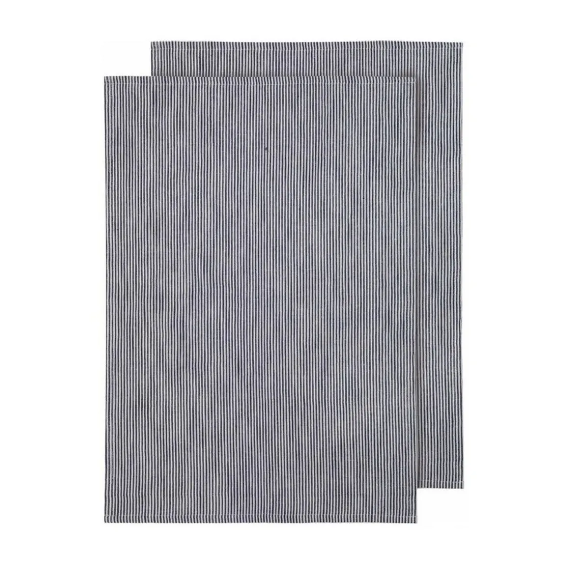LadelleGeschirrtuch 2er-Set Lina Stripe marineblau