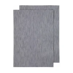 LadelleGeschirrtuch 2er-Set Lina Stripe marineblau