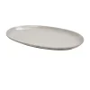 LadelleServierplatte oval 41x25 cm Artisan hellgrau