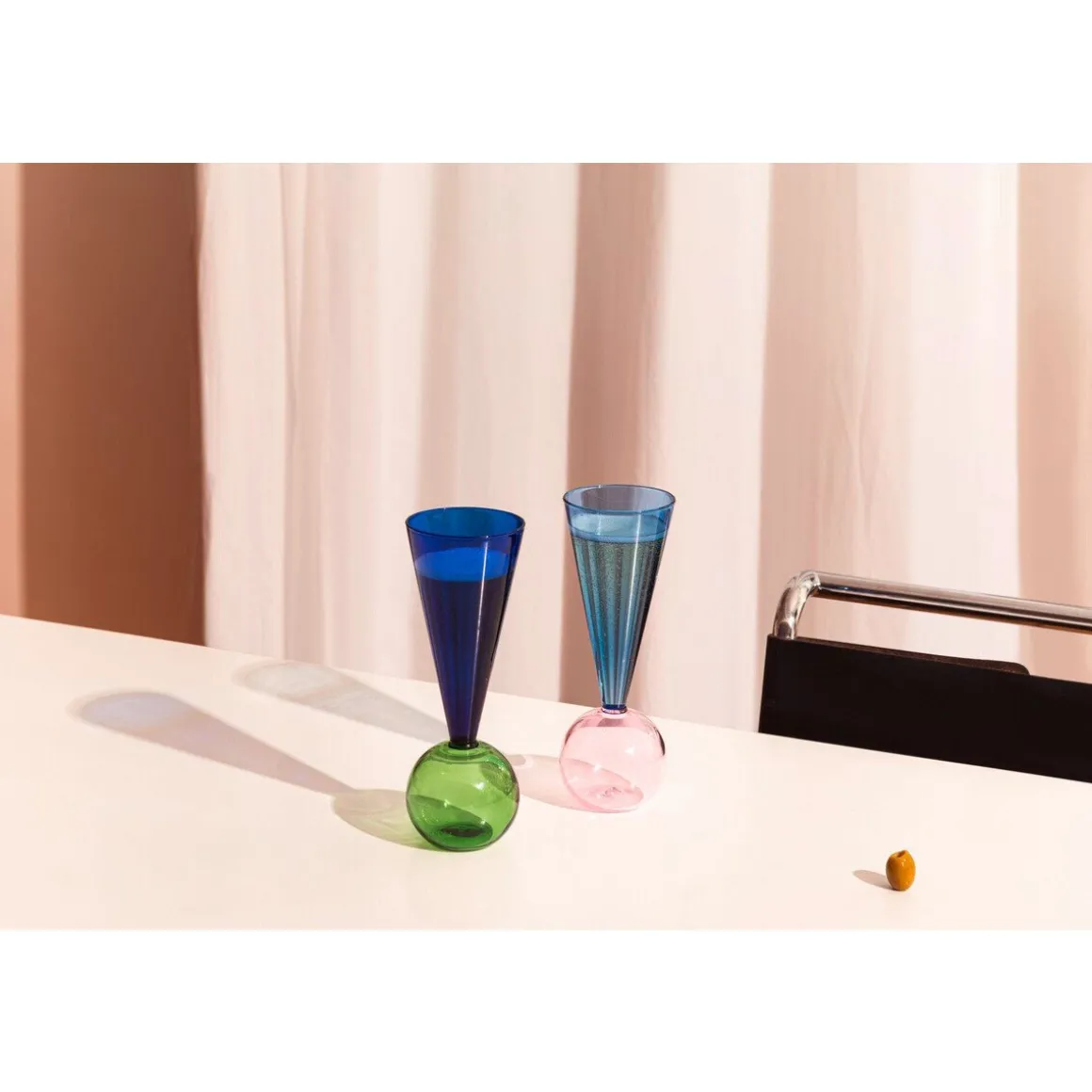 L'atelier du vinChampagnergläser 2 Stück Bubbles Celebration Le Duo mehrfarbig