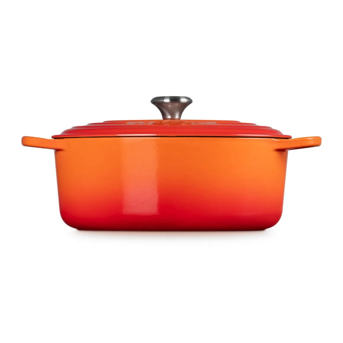 Le CreusetBräter mit Deckel 31 cm Signature Ofenrot