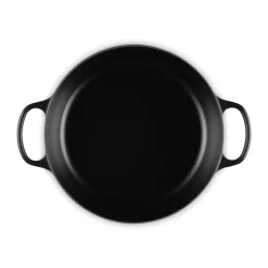 Le CreusetGourmet-Profitopf mit Deckel 30 cm Signature schwarz