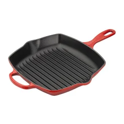 Le CreusetGrillpfanne 26x26 cm Signature Kirschrot