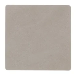 LINDDNAGlasuntersetzer 10x10 cm Square Nupo hellgrau