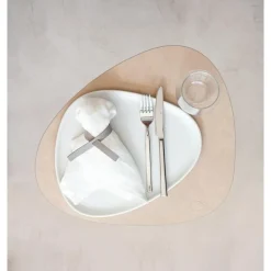 LINDDNATischset L 37x44 cm Curve Nupo sand