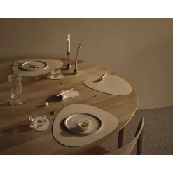 LINDDNATischset L 37x44 cm Curve Nupo vanilla