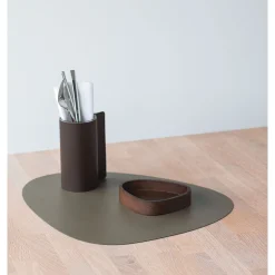 LINDDNATischset L 37x44 cm Curve Serene moss