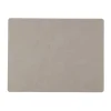 LINDDNATischset L 35x45 cm Square Nupo light grey