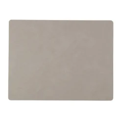 LINDDNATischset L 35x45 cm Square Nupo light grey
